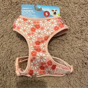 Vibrant Life Floral Pink Dog Harness Small 10-20 LBS NWT